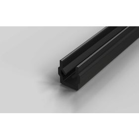 Abdeckprofil und Einfassprofil, Nut 5, schwarz ähnlich RAL 9005