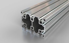 Aluminiumprofil, 120 x 80 mm, L, Nut 10
