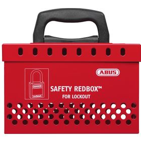 Safety Redbox; Rot mit Wandhalter