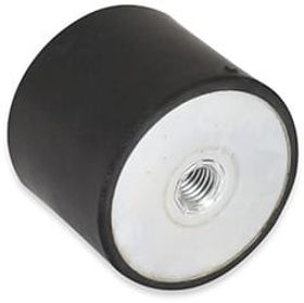 Rubber-metal-buffers female/female M16