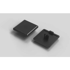 Abdeckkappe, 40 x 40 mm, Nut 10