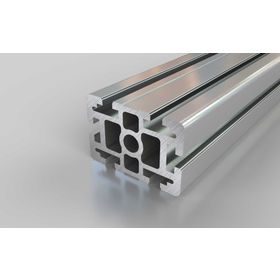 Aluminiumprofil, 60 x 90 mm, Nut 10