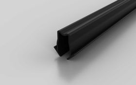 Einfassprofil, schwarz RAL 9005, Nut 8