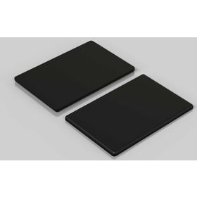 Abdeckkappe, 60 x 40 mm, schwarz, Nut 5