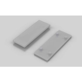 Abdeckkappe für Winkel 80 × 80, schwarz, Nut 8