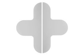 LongLife Rounded - Bodenmarkierung; Kreuz, selbstklebend