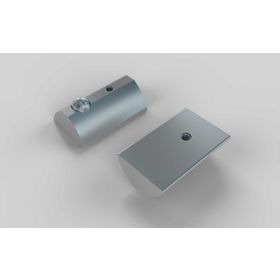 Nutenstein einschwenkbar, mit Federkugel, M3, Nut 8