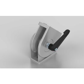 Gelenk, 40 x 80 mm, inklusive Klemmhebel, Nut 8