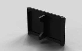 Abdeckkappe für Winkel 30 x 30, schwarz, Nut 8/10
