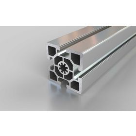 Aluminiumprofil, 60 x 60 mm, Nut 10