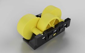 Rollenelement H26, Rollenabstand 16,5 / Teilung 50 für Aluminium Rollenprofil