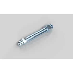 Gewindestange für Gelenkstellfüße, M16x100 mm, Kugelkopf-D=15 mm