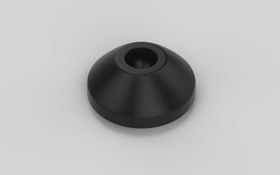 Teller für Gelenkstellfüße, D=50 mm, Kugelkopf-D=15 mm