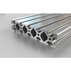 Aluminiumprofil, 200x40 mm, Nut 8