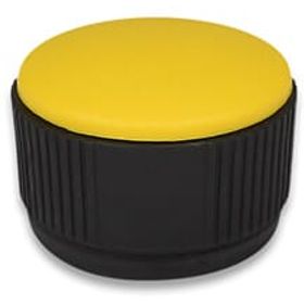 Knurled nuts M8 / cap yellow