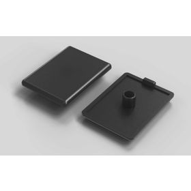 Abdeckkappe ESD, 45 x 60 mm, Nut 10