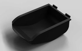 Greifbehälter, 105 x 153,5 x 50 mm, Nut 10