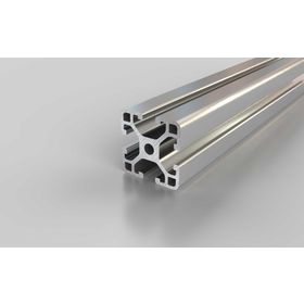 Aluminiumprofil, 30 x 30 mm, L, Nut 6