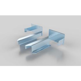 Gabelpaar für den alle KLT-Lifter, Frontbeladung, quer, 400 mm, Hartwall Bodenroller