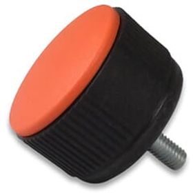 Vis moleté M6x30 / bouchon orange