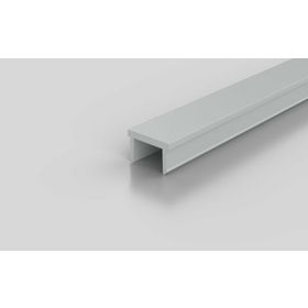 Abdeckprofil, lichtgrau RAL 7035, Nut 10