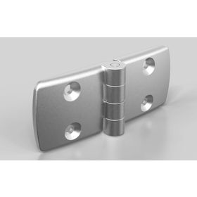 Aluminiumdruckguss Kombischarnier, nicht aushängbar, 60 x 60 mm