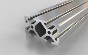 Aluminiumprofil, 60 x 30 mm, Nut 6