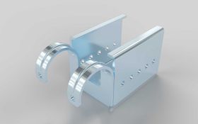 Variabler Halter außen D28 für Aluminium Rollenprofil