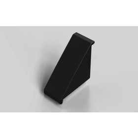 Abdeckkappe für Winkel 45 x 90, schwarz, Nut 10