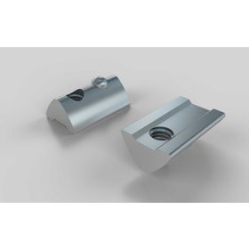 Nutenstein einschwenkbar, mit Federkugel, M5, Nut 6