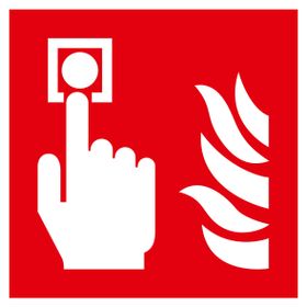 Brandschutzzeichen nachleuchtend; zur Wandmontage