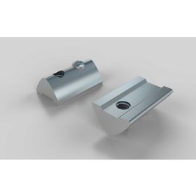 Nutenstein einschwenkbar, mit Federkugel, M4, Nut 6