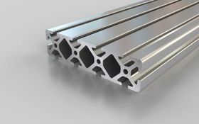 Aluminiumprofil, 120 x 30 mm, Nut 6