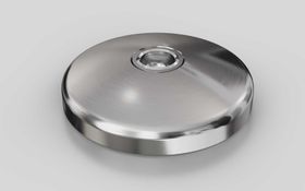 Teller für Gelenkstellfüße, D=80 mm, Kugelkopf-D=15 mm