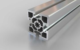 Aluminiumprofil, 60 x 60 mm, Nut 10