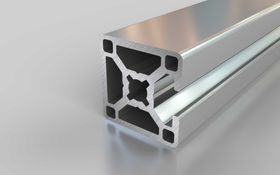 Aluminiumprofil, 30 x 30 mm, 1N, Nut 8