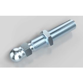 Gewindestange für Gelenkstellfüße, M12x66 mm, Kugelkopf-D=15 mm