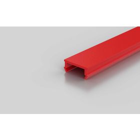 Abdeckprofil, verkehrsrot RAL 3020, Nut 8