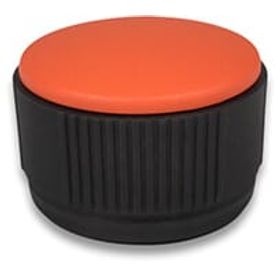 Rändelmuttern M8 / Kappe orange