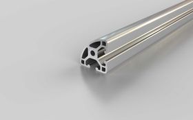Radiusprofil, 30 x 30 mm, 90°, L, Nut 6