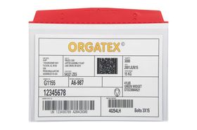 Sichttasche ESD; Beleghalter, zum Anhängen