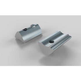 Nutenstein einschwenkbar, mit Federkugel und Führungssteg, M4, Nut 6