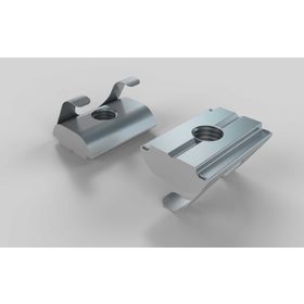 Nutenstein einschwenkbar, mit Feder, M6, Nut 8