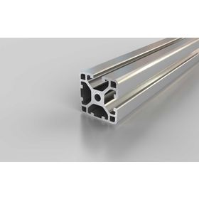 Aluminiumprofil, 30x30 mm, L, 2N90, Nut 6