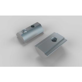 Nutenstein einschwenkbar, mit Federkugel, M5, Nut 8