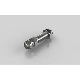 Gewindestange für Gelenkstellfüße, M12x45 mm, Kugelkopf-D=15 mm