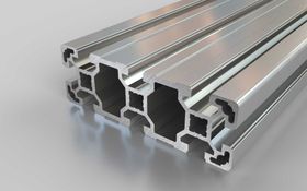 Aluminiumprofil, 120 x 40 mm, L, Nut 10