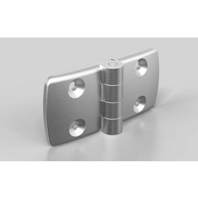 Aluminiumdruckguss Kombischarnier, nicht aushängbar, 50 x 50 mm