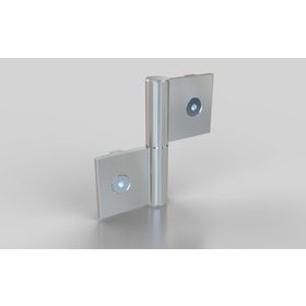 Aluminium-Scharnier 40 leicht, Nut 8