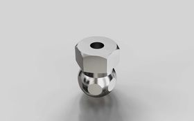 Kugelkopf mit Innengewinde, M6 x 10 mm, Kugelkopf-D=15 mm